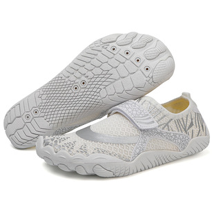 Five-finger large size men's shoes wading lovers shoes women snorkeling outdoor sports diving beach shoes a generation of hair