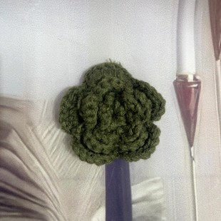 Mauhair three-layer flower 5.5 cm-6cm wool flower knitting clothing accessories accessories hand hook hair accessories