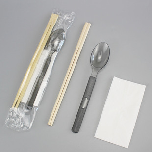 Disposable Knife, Fork and Spoon Western Food Tableware Steak Light Food Dessert Cake Knife and Fork Set Individually Packaged Fork Chi Zhao