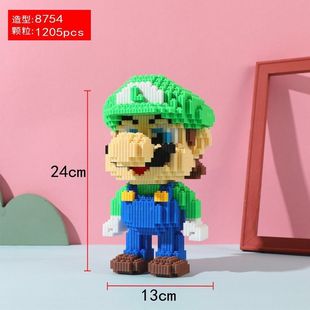 Compatible with Lego Super Mary Miniature Small Particle Assembled Building Blocks Children's Educational Difficulty Toy Mario