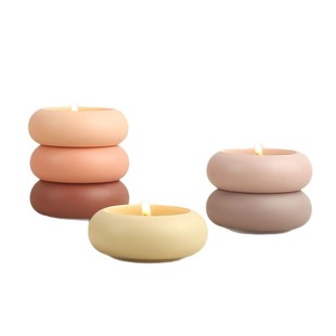 Scented Candle Ins Style Donut Interior Decorations Home Decorations Soybean Wax Romantic Gift Accompanying Gift