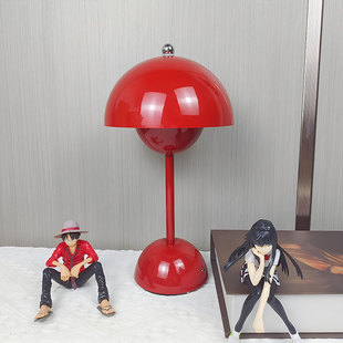 Cross-border Danish Simple Rechargeable Dual-purpose Night Light Decoration Bedroom Bedside Accessible Luxury High-end Atmosphere Bud Table Lamp