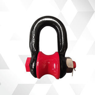 Heavy duty roller shackle lifting pulley 3t5t marine U-shaped shackle lifting ring