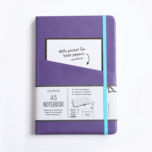 Foreign trade in stock strap notebook custom a5 thick notebook high-value hand ledger notepad creative stationery wholesale