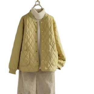 Solid Color Cotton Warm Collar Cotton-padded Coat Women's Winter Casual Slim-fit Short Mother Cotton-padded Coat