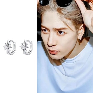 Earrings Men's Trendy All-match high quality Design Sense Earrings Men's Vintage Cross Earrings Niche Cross-border Earrings