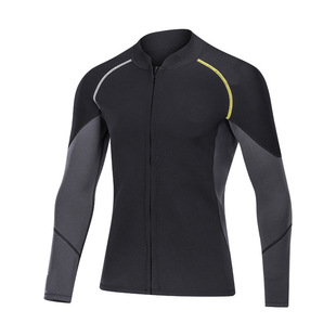 Professional outdoor 3mm snorkeling clothes tight surfing clothes waterproof sun protection warm cold protection split long sleeve diving suit for women