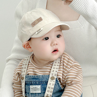 2025 ~ baby hat spring and autumn thin small month-old cap boys and girls baby children sunshade baseball