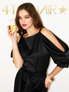 2025 Cross-border AliExpress Women's European and American Spring and Summer Black Imitation PU Matte Slant Shoulder with Belt dress