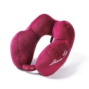 Hump U-shaped pillow embroidered neck pillow office nap pillow travel portable neck pillow can be printed logo wholesale