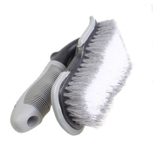Car Tire Cleaning Brush Car Cleaning Tool Wheel Hub Foot Pad Arc Car Wash Brush Multifunctional Home and Car Dual Use