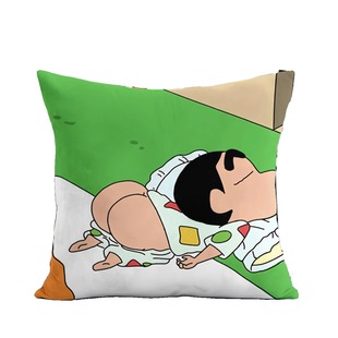Crayon Shinchan подушка мультипликационная кукла мальчик спящая наволочка диван автомобиль девушка серия подарочная подушка