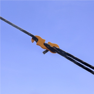 Outdoor Aluminum Alloy Windproof Rope Adjusting Buckle S-Buckle Tent Sky Curtain Accessories Fixed Anti-Slip Buckle Length Adjusting Umbrella Buckle