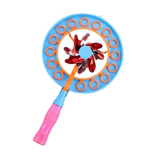 Windmill bubble machine children's sports toys bubble blower new colorful beach stall bubble windmill Yiwu supply