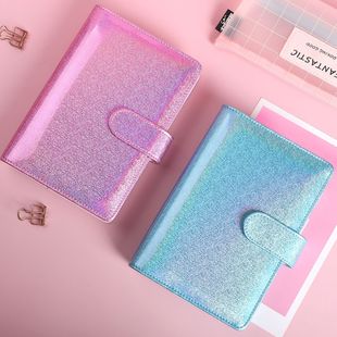 South Korea Creative Handbook Macaron Notebook Loose-leaf Notebook Handbook A5A6 Colorful