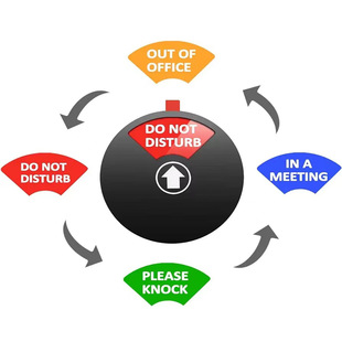 Amazon Explosions Privacy Sign Do Not Disturb Please Knock on the Door Not in the Meeting Office Meeting Sign 5 inches