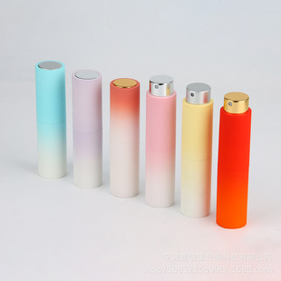 8ml/10ml gradient color hand-sensitive paint rotary telescopic perfume bottling mouth spray bottles and other manufacturers spot seconds