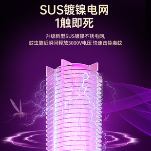 Mosquito Killer Artifact Indoor Mosquito Repellent Household 2025 New Electric Shock Mosquito Catching Baby Pregnant Women Bedroom Anti-mosquito