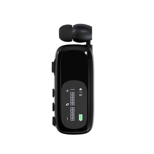 Cross-border new 5.4 wireless in-ear intelligent digital display telescopic single-ear long endurance collar clip headset K75