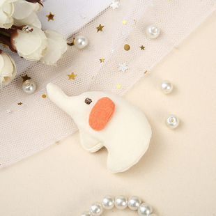 Japanese cartoon animal plush brooch cute small jewelry accessories diy embroidery process semi-finished accessories wholesale