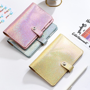 Cross-border special for A6 loose-leaf book creative color Macaron hand book cash budget deposit book financial bookkeeping book