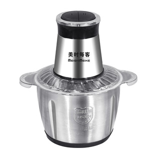3l electric meat grinder household stainless steel kitchen material machine minced meat minced stuffing automatic multi-functional health and safety