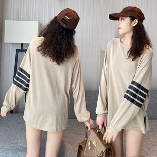 New Autumn and Winter Korean-style Loose Lazy Korean-style Chic Top Women's Design Niche Long-sleeved T-shirt for Women