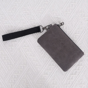 2024 New Wash Canvas Coin Purse Clutch Bag Small Purse Coin Key Card Bag Hand-to-Hand Small Bag