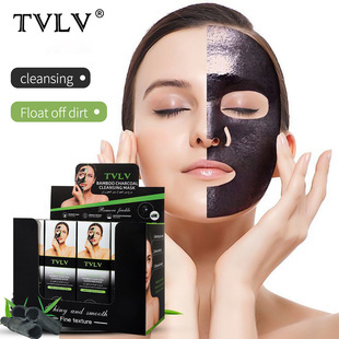 Cross-border foreign trade TVLV bamboo charcoal cleaning mask brightening skin care smearing mask source factory selling