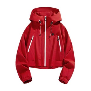 2025 Charge Clothes Women's Short Spring Outdoor Fashion Sports Mountaineering Clothes Group Buying Work Jacket