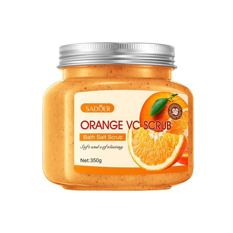 Full English SADOER fruit exfoliating skin cleansing scrub clean body cross-border foreign trade wholesale