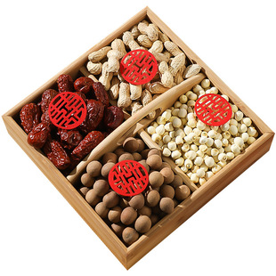 Wedding banquet table set up wedding decorations Chinese wedding book dessert fruit plate ornaments wedding cake plate full set