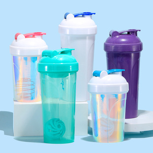 Cross-border plastic protein powder shake Cup fitness customizable printed logo Sports Cup mixing cup
