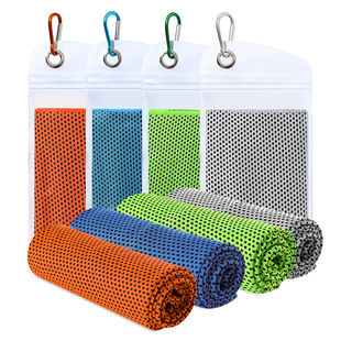 New cross-border hiking bag sports towel summer quick-drying towel cooling ice feeling cold feeling towel ice cooling towel in stock