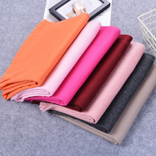 Autumn and winter Korean style versatile solid color imitation cashmere SKY scarf women's autumn and winter cashmere tassel warm dual-use shawl