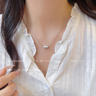 All-Match Simple Necklace Women's 2024 Summer New Popular Fashionable Cold Style Clavicle Chain Niche Design Necklace