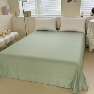 Class a 60-Count Long-Staple Cotton Bed Sheetss Single Piece Pure Cotton Double 1.8m Bed Rounded Corner Bed Sheetss Can Be Customized and Wholesale