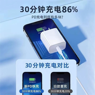 Применимо к зарядному устройству Apple PD20W iPhone14, головка для быстрой зарядки 13por/12/11/X/8/Быстрый кабель для передачи данных