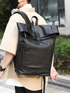 Backpack Men's Backpack Large Capacity Computer Bag College Student Commuter Bag Waterproof Trendy Brand Women's Leisure Travel Bag