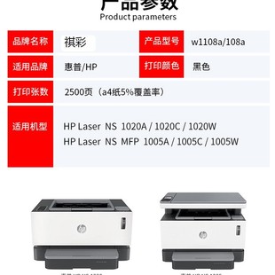 For HP W1108A cartridge HP108A NS 1020A 1020W printer MFP1005A/CW cartridge