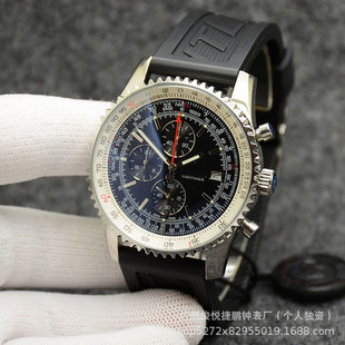 Столетние часы Chrono B01 Многофункциональный KV кварцевый хронограф 46MM большой циферблат мужские кварцевые часы