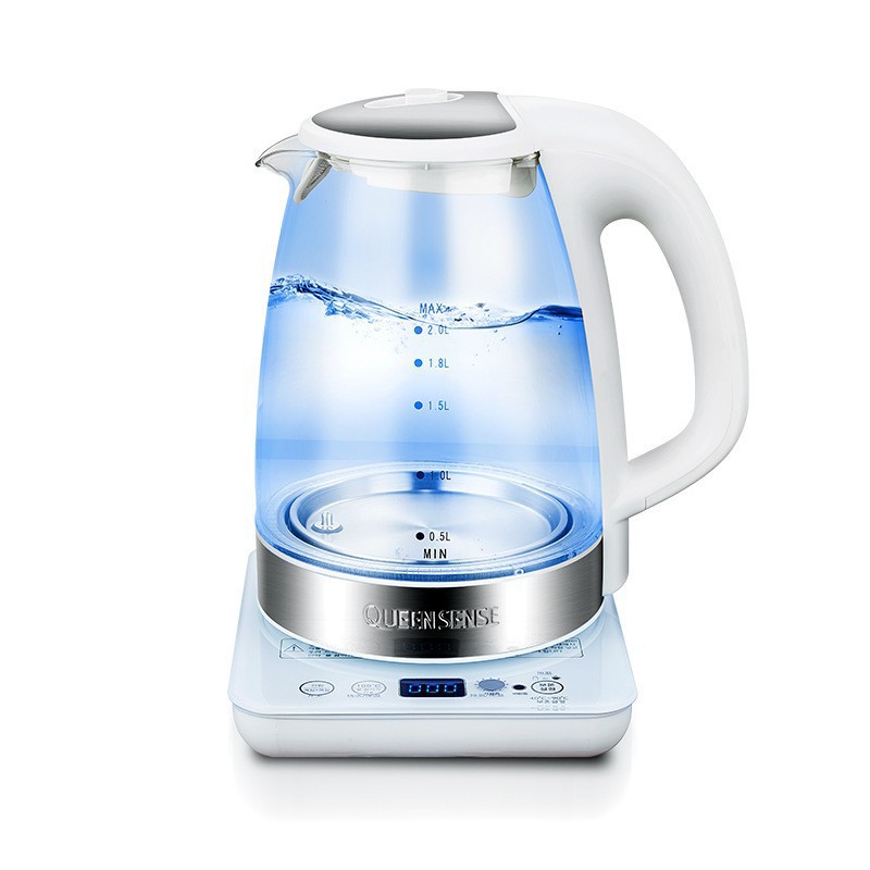 Electric Kettle with Integrated Insulation, Intelligent Constant Temperature, Multi-Functional, Transparent Thickened Glass Kettle, Automatic Power-Off, Anti-Scalding