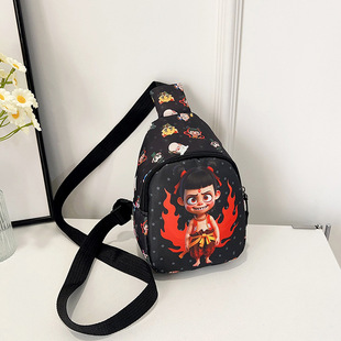 Cartoon Cute Children's Chest Bag Trendy Cool Boys and Girls All-match Outgoing Play Change Accessories Bag Shoulder Crossbody Bag