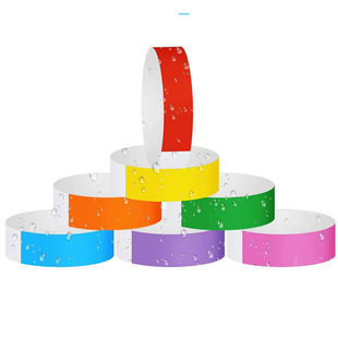 Children's Park VIP Concert Waterproof Synthetic Paper Disposable Bracelet Wristband Ticket Identification Belt