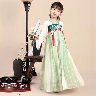 Одежда Госюэ для мальчиков Hanfu, книга с древними костюмами в китайском стиле, детская одежда, трехсимвольная сутра, правила ученика, детская одежда для выступлений для учащихся начальной школы