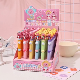 AOLU милый медведь Sanrio капапи декомпрессионная вращающаяся ручка ручная ручка для рисования счетов маркер для ключей ручка