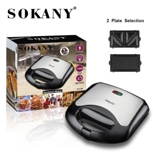 Экспорт SOKANY сэндвич-машина для завтрака Кухня Бытовая Тостер Бланк Тостер Машина для завтрака 105