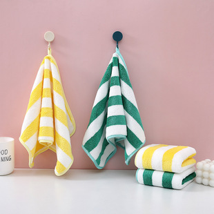 Little Swan absorbent towel household coral fleece face wash Bath Children's towel kindergarten baby soft square towel children's towel