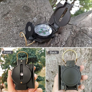 AMAZON хит продаж пластиковый американский альпинистский кемпинговый компас открытый приключенческий светящийся многофункциональный компас