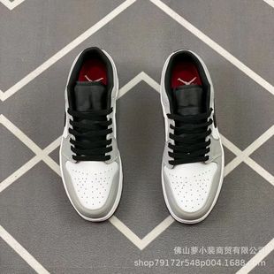Обувь Putian High Edition aj1 Низкоуровневы баскетбольные кроссовки с зубцами тени серый черный красный носок AJ1 Чистые оригинальные мужские и женские кроссовки